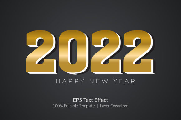 2022 3D Editable Illustrator Text Effect