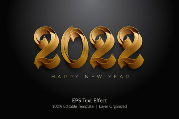 2022 Golden Color 3D Style Text Effect: A Game-Changer for Designers