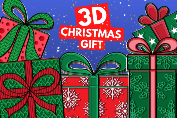 3D Christmas Gift SVG Bundle: A Creative Solution for Holiday Crafting