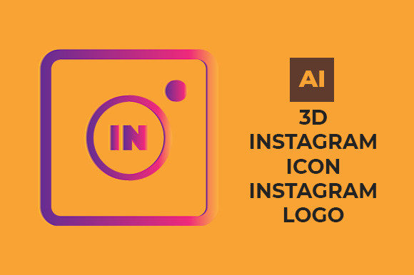 3D Free Instagram Icon: A Versatile Design Asset