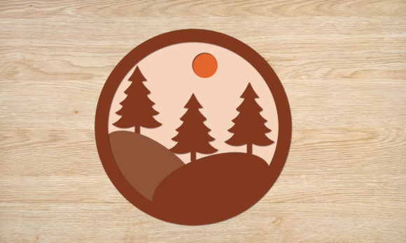 3D Layer Christmas SVG