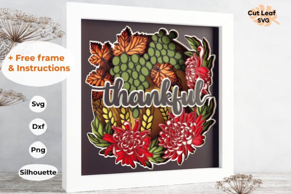 3D Thankful Shadow Box for Fall and Autumn: A Creative Way to Celebrate Gratitude