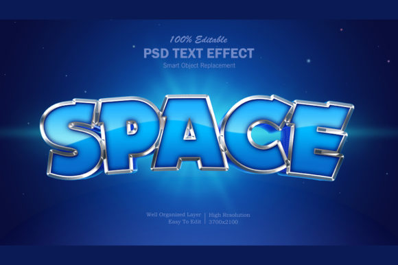 Cinematic Space Style 3D Text Effect: A Powerful Tool for Creative Designers