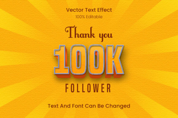 Enhance Your Design with a 3D Text Effect for 100k Followers