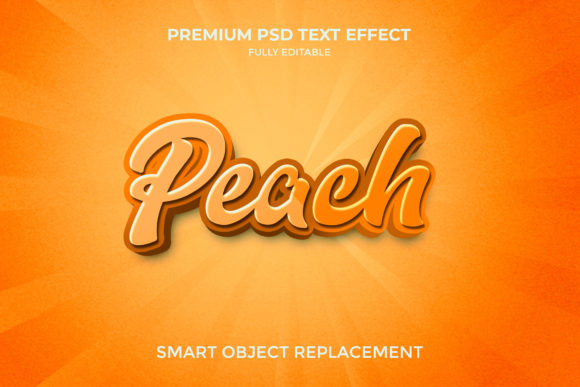 Enhancing Visual Appeal with the Peach 3D Text Effect: A Must-Have Tool for Modern Designers