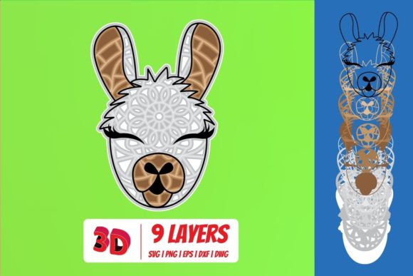 Everything You Need to Know About the 3D Layered Lama 1 SVG Cut File
