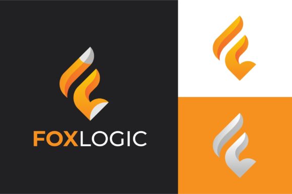 Fox Logic - A 3D Modern Logo for Contemporary Branding
