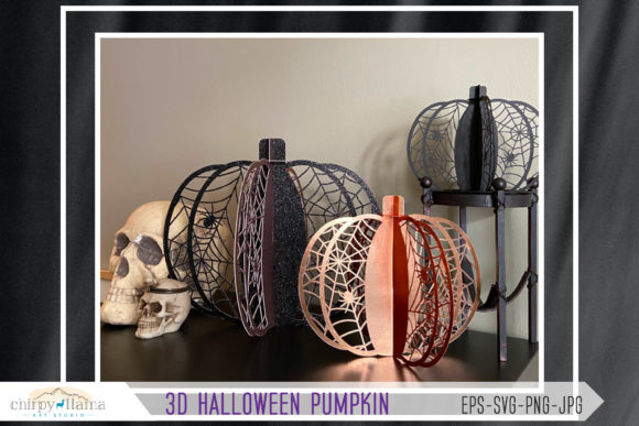 How to Create a 3D Halloween Spooky Pumpkin for Home and Party Decor