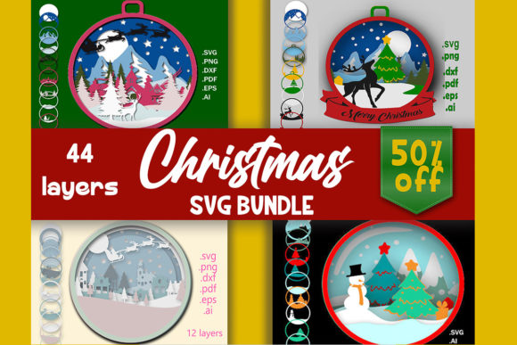 Unlocking Creativity with Christmas Ornament 3D Layered: A Game-Changer for Crafters and Designers